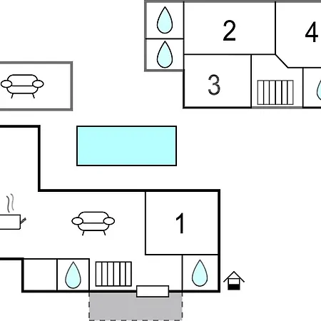 Hébergement de vacances Beautiful In With Sauna *